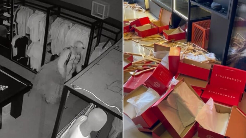 Furto loja de roupas em Joinville (SC)