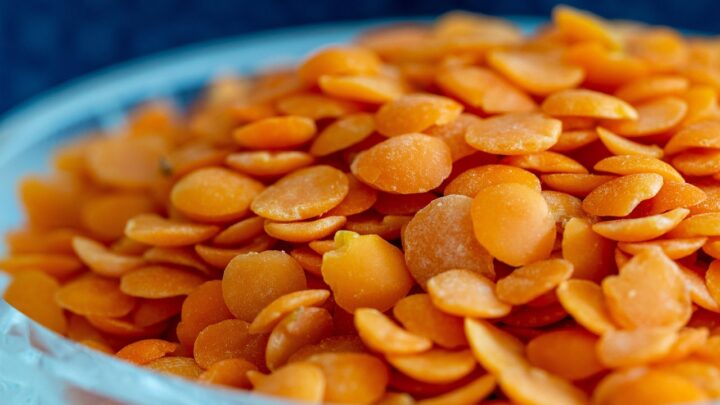 Lentilha laranja : Rica em anti-oxidantes e minerais, como magnésio