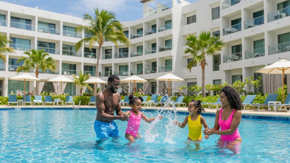 Nordeste em festa: descubra os 10 melhores resorts para famílias com crianças no Brasil (Imagem gerada por IA)