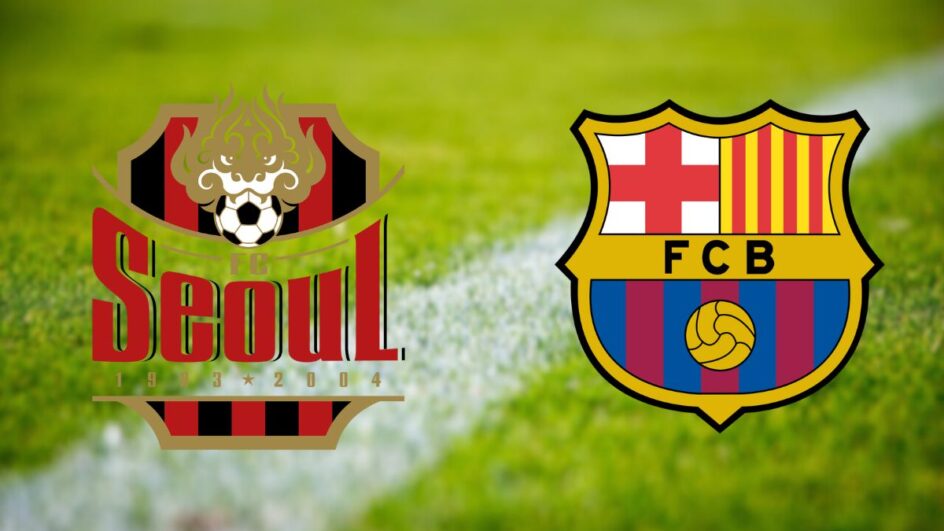 FC Seoul x Barcelona (Arte: NSC Total)