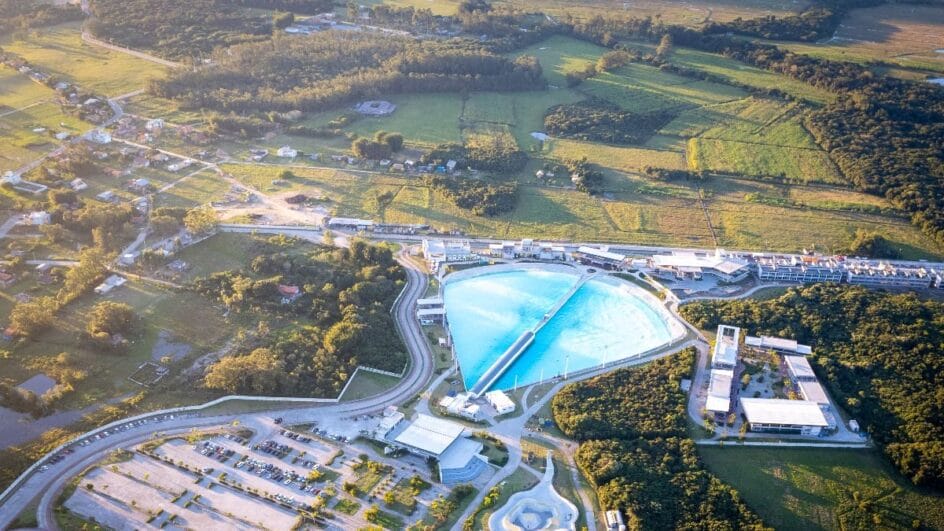 vista aerea da surfland