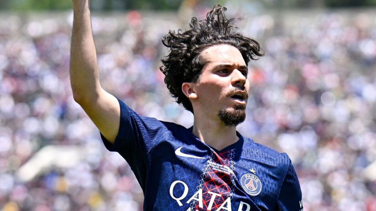 Vitinha durante Copa do Mundo de Clubes pelo PSG