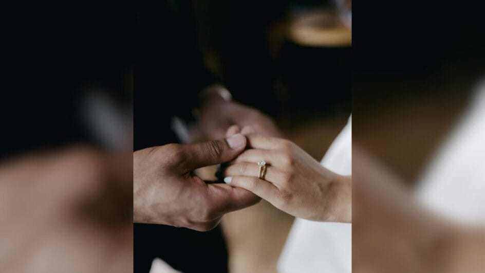 Alianças de Lucarelli e sua esposa Sofia