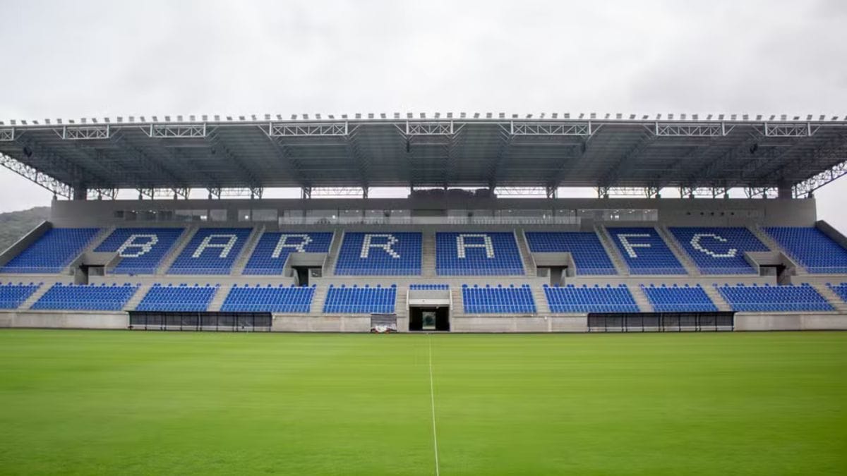 Estádio do Barra será palco do primeiro amistoso (Foto: Lucas Gabriel Cardoso)