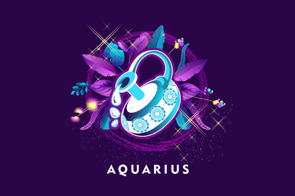 SÃmbolo do signo de aquário