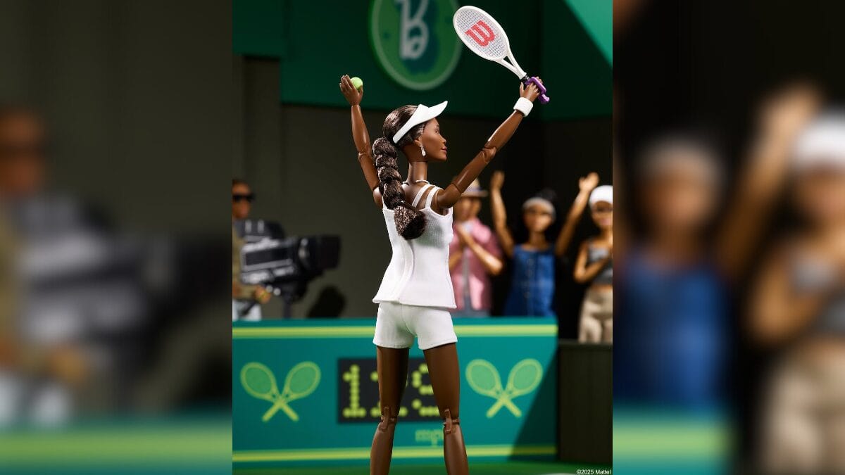 Barbie em homenagem a importância que a atleta tem no tênis