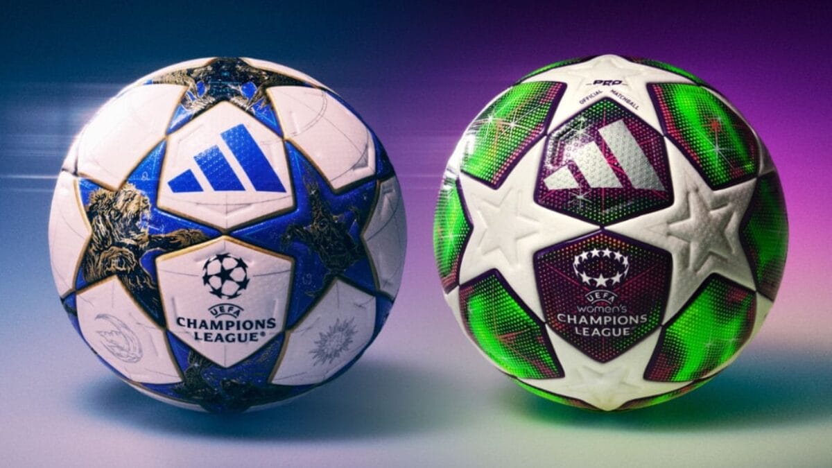 Bolas oficiais da Liga dos Campeões da UEFA (Foto: Divulgação, Uefa)