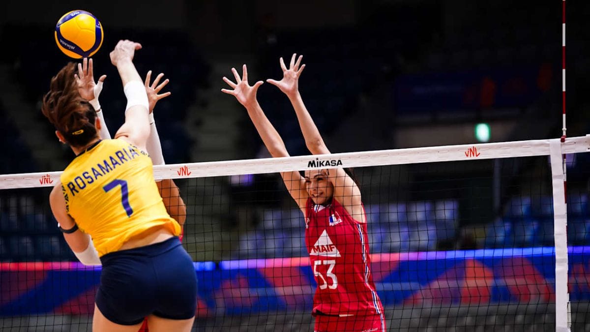 Brasil x França pela VNL