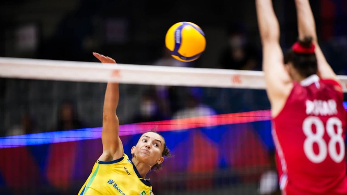 Brasil x França pela VNL