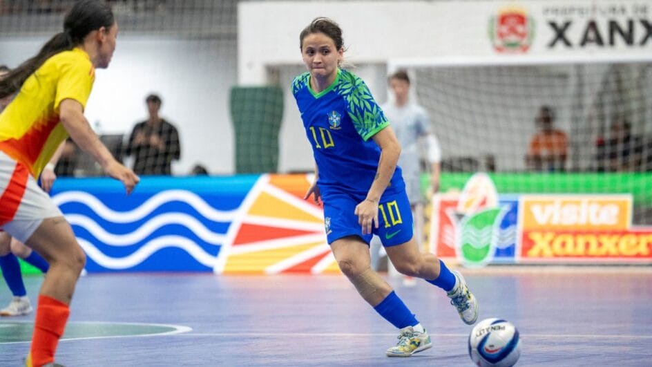 Brasil já venceu a Colômbia no torneio em SC (Foto: Nelson Terme, CBF)