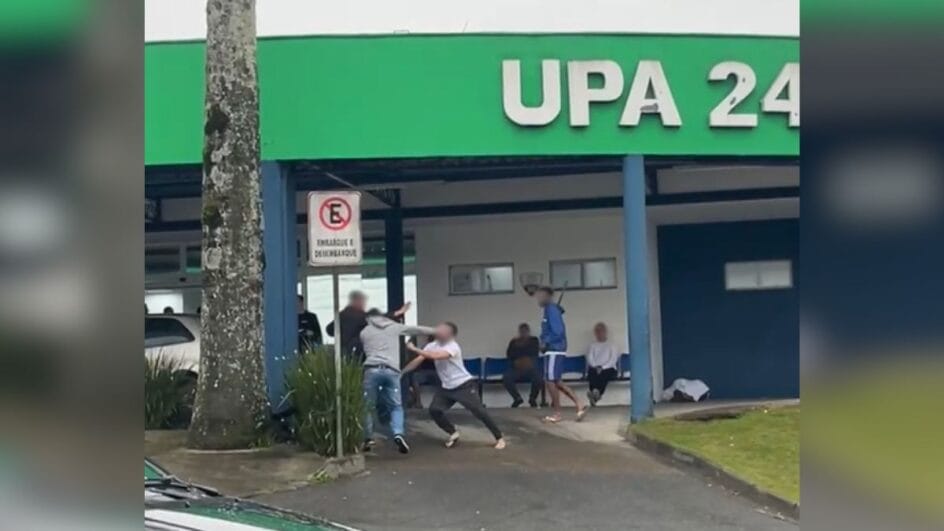 Briga em UPA de Joinville (SC)