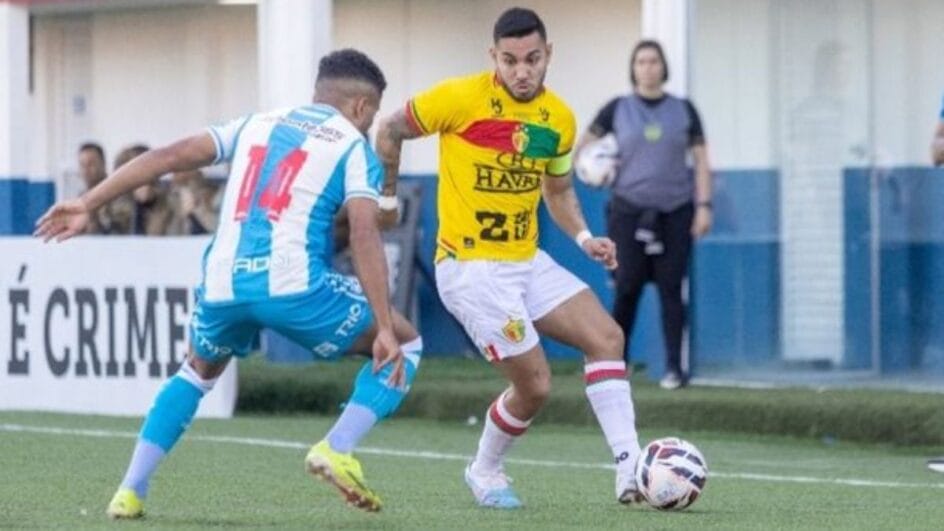 Quadricolor vencia até os acréscimos da segunda etapa (Foto: Lucas Gabriel Cardoso, Brusque)