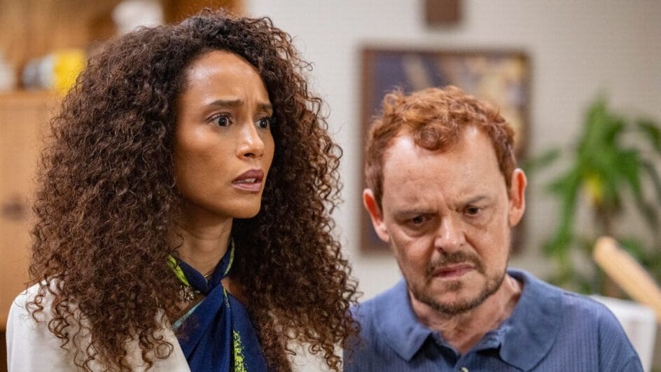 Celina faz surpresa para Raquel e Poliana em Vale Tudo