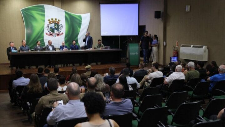 Resultados do ano passado foram apresentados em primeira edição de anuário municipal de segurança pública em Chapecó (Foto: Divulgação)