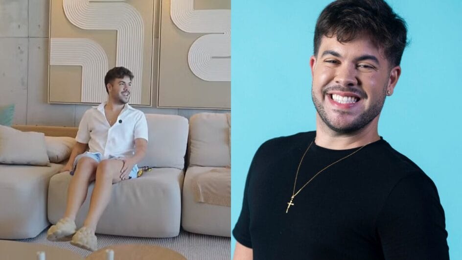 Como é a casa de Álvaro Xaro, influencer e participante do Dança dos Famosos