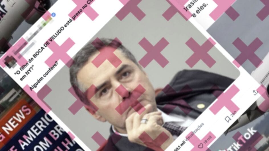 Publicações com desinformação enganam sobre suposta deportação de Barroso (Foto: Comprova, Reprodução)