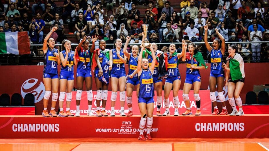 Itália foi a grande campeã do Mundial de Vôlei Feminino sub-21 (Foto: FIVB, Divulgação)