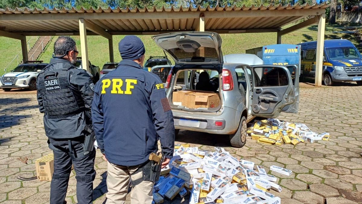 Cigarros estrangeiros apreendidos em Fiat Uno configuram crime de contrabando em SC