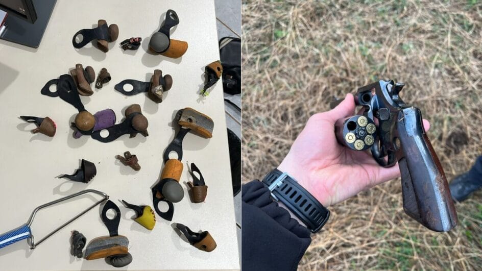 Arma de fogo e equipamentos de rinha de galo são apreendidos em município do Oeste de SC