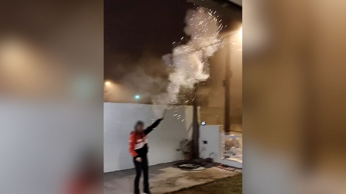 Fogo artifício em São Bento do Sul (SC)