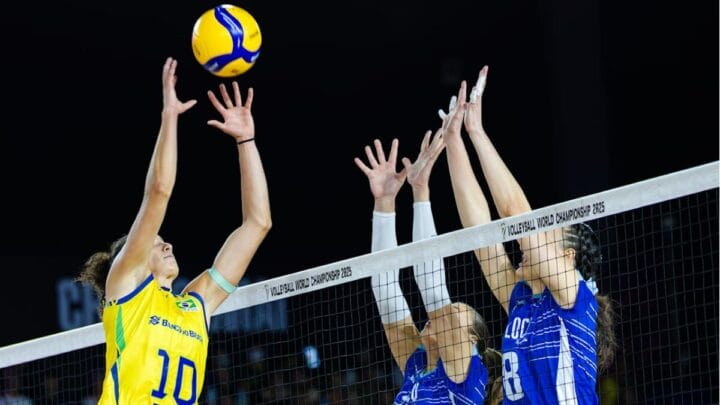 Gabi Guimarães pelo Brasil no Mundial de Vôlei 2025