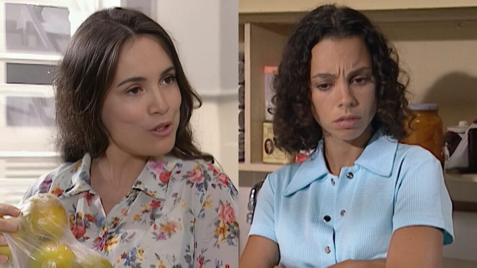 Helena manda Joyce parar de ser orgulhosa em História de Amor