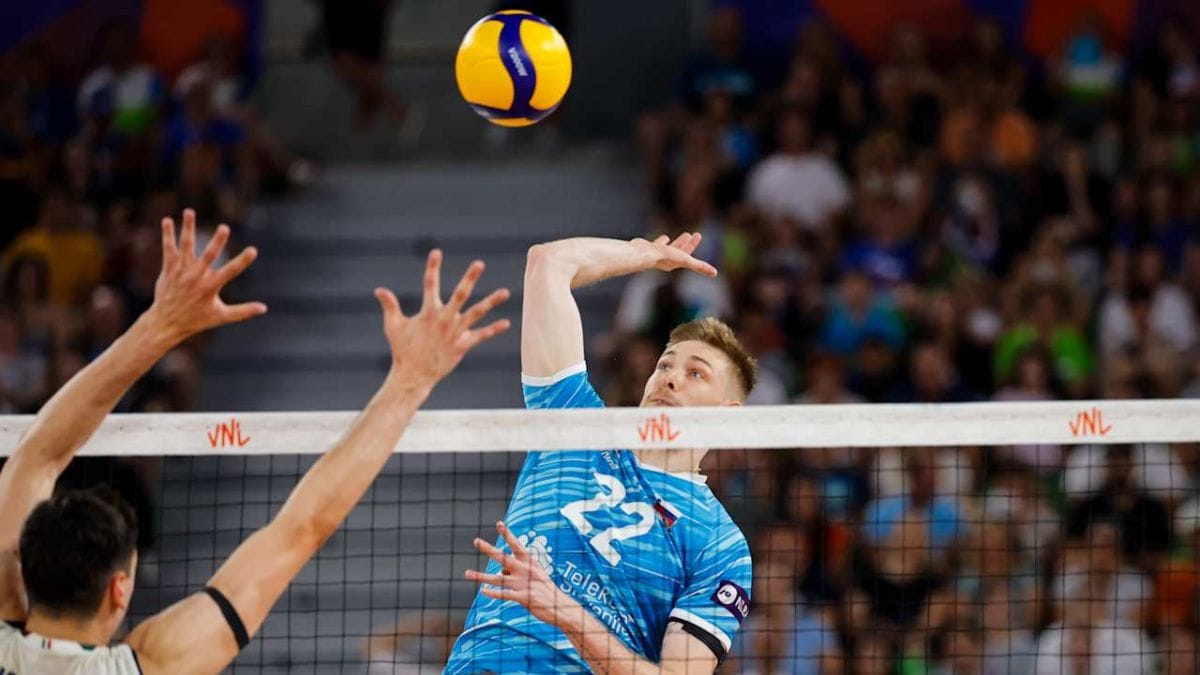 It&aacute;lia x Eslov&ecirc;nia (Foto: divulga&ccedil;&atilde;o FIVB)