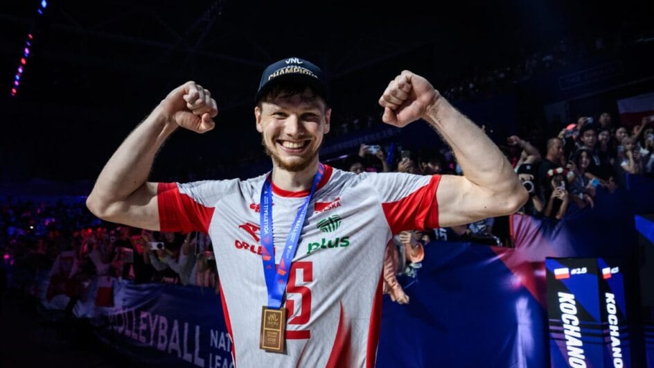 Jakub Kochanowski, capitão da Polônia, é o MVP da VNL 2025 (Foto: Divulgação, World Volleyball)