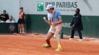 João Fonseca em Roland Garros 2025 (Foto Johan Sonnet, FFT)