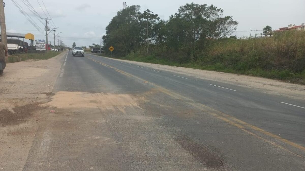 Motorista morre em acidente com caminhão na SC-445 no Sul de SC