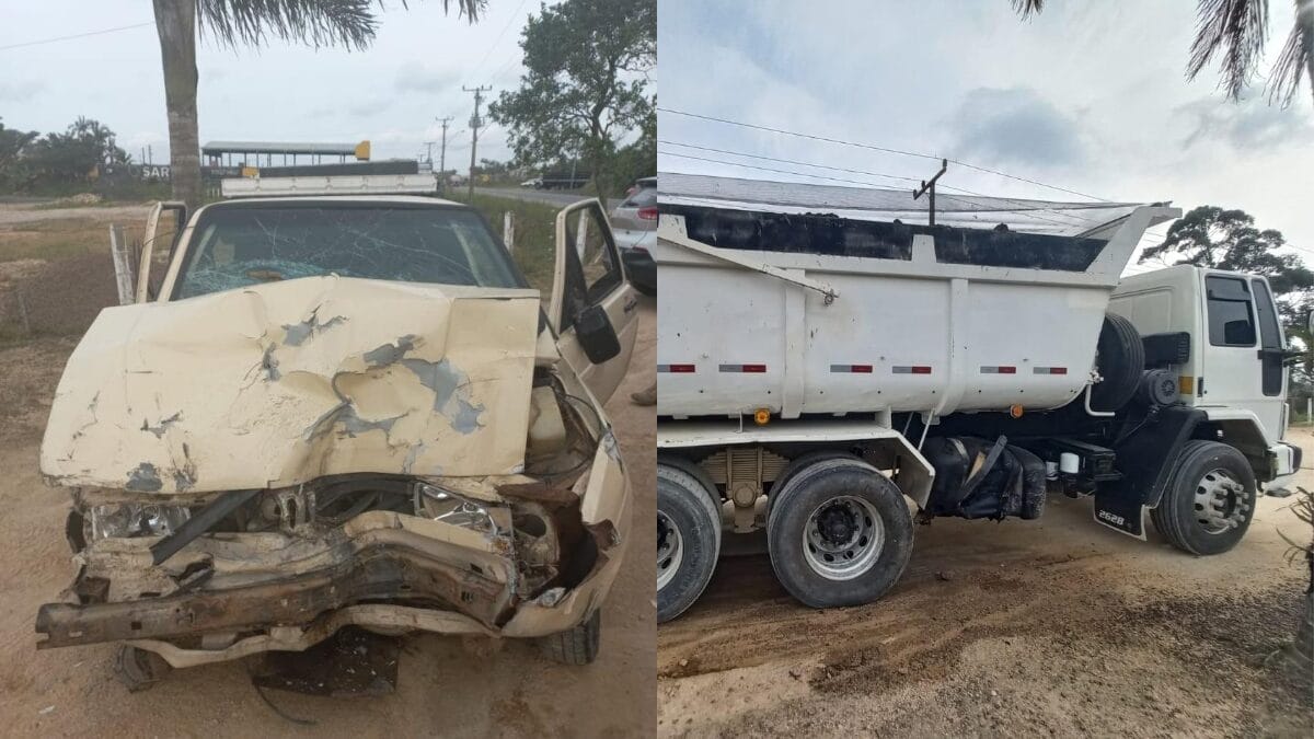 Motorista morre em acidente com caminhão na SC-445 no Sul de SC