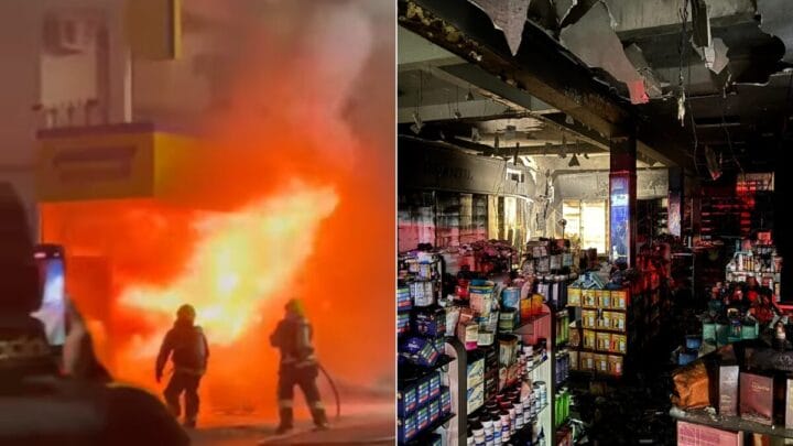 Incêndio destrói farmácia em Turvo