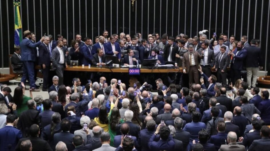 Câmara teve semana turbulenta com ocupação de plenário por bolsonaristas (Foto: Bruno Spada, Câmara dos Deputados)