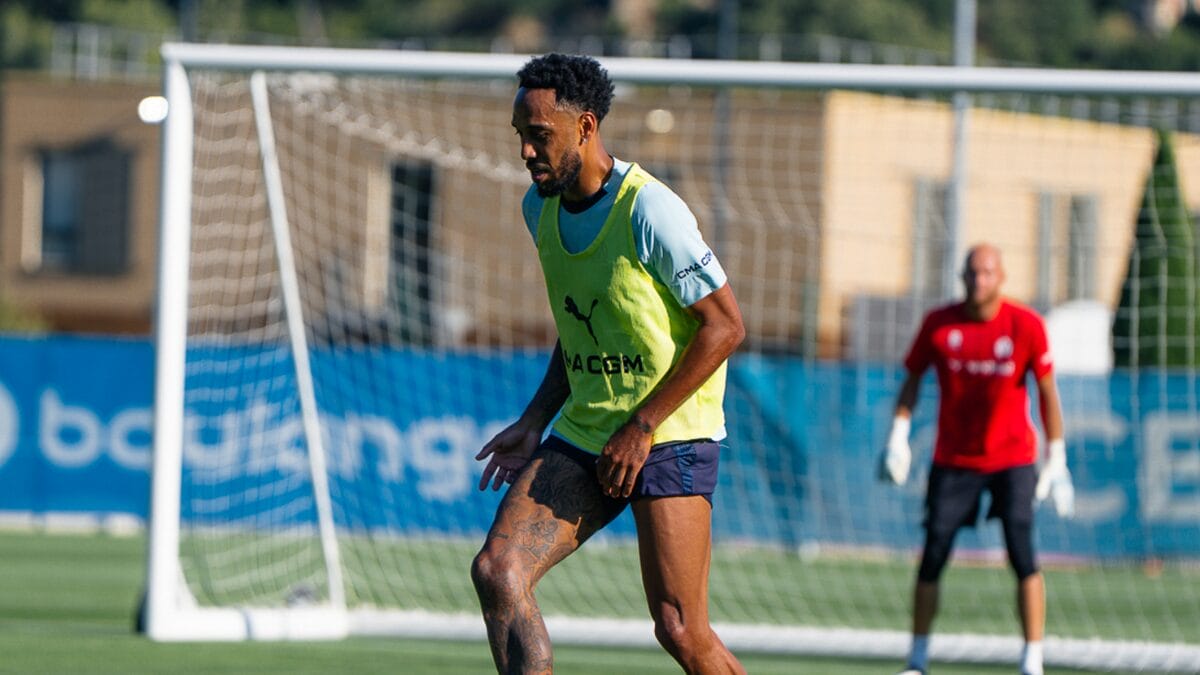 Olympique de Marseille na pré-temporada (Foto: Reprodução)