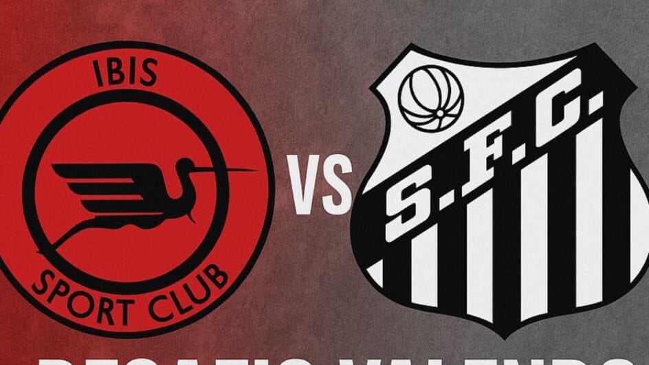 Íbis fez provocação ao Santos nas redes sociais (Foto: Íbis, Reprodução, redes sociais)