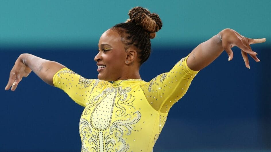 Rebeca Andrade nas Olimpíadas de 2024