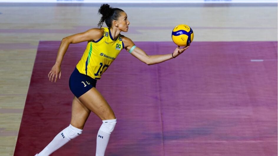 Gabi é a maior pontuadora do Brasil neste Mundial (Foto: FIVB, Divulgação)