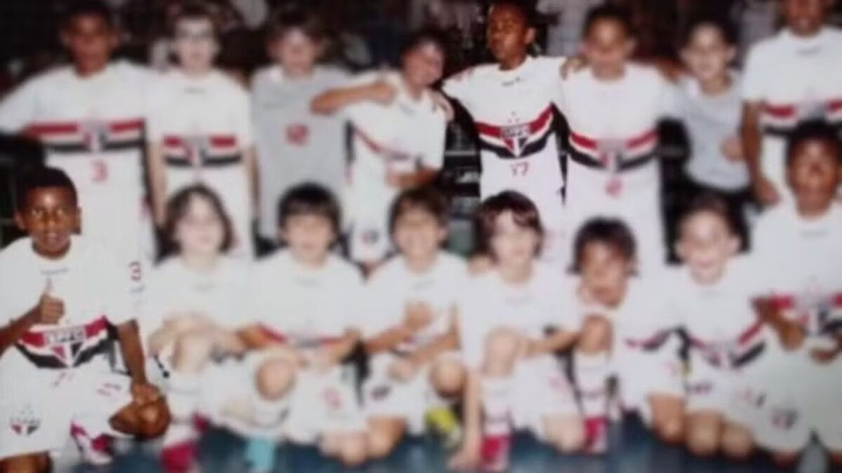 Rodrygo e Caio Mota no Sub-9 do São Paulo Futsal