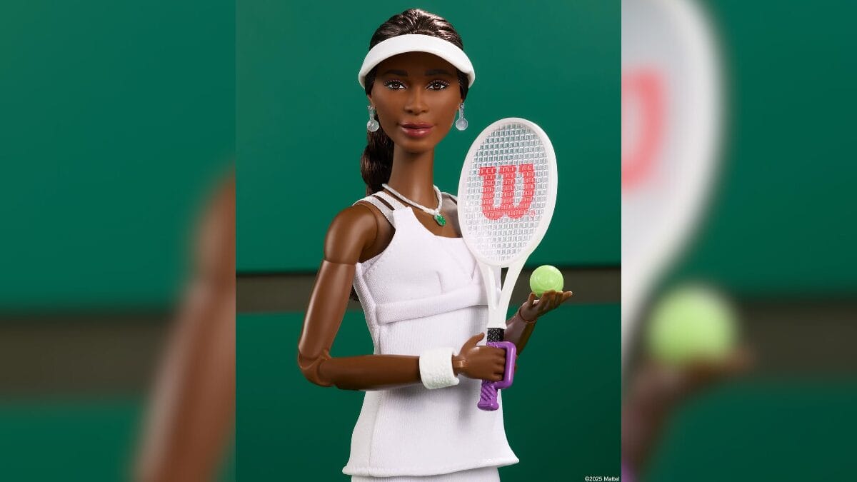 Roupa de boneca é inspirada na que a tenista usou para se sagrar campeã de Wimbledon em 2007