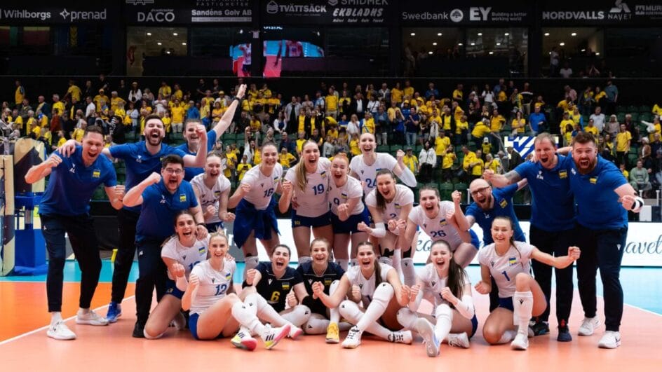 Ucrânia estreia na VNL feminina na próxima edição do torneio, em 2026 (Foto: Divulgação, cev.eu)