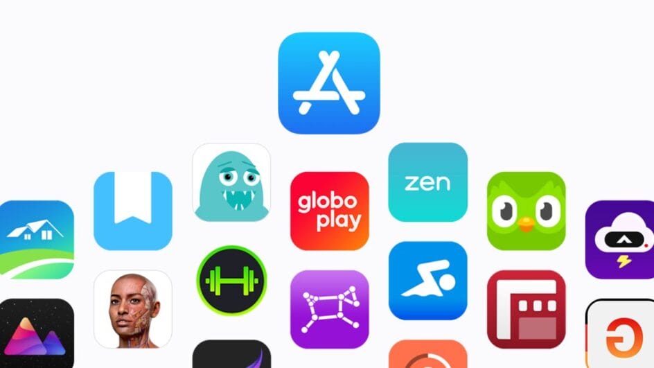 Aplicativos da App Store do iPhone