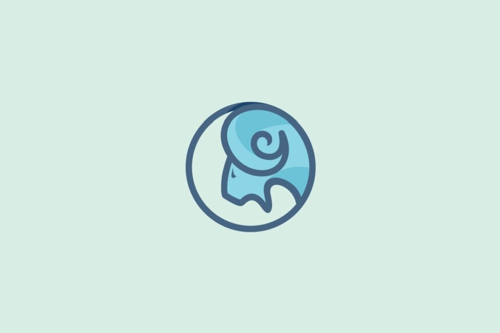Ilustração do signo de Áries com a cabeça de um carneiro estilizado