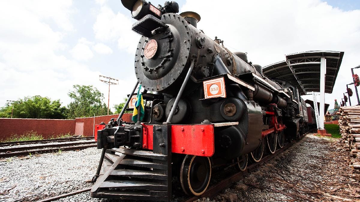 A linha também foi construída pela São Paulo Railway. (Foto: Prefeitura de Guararema)