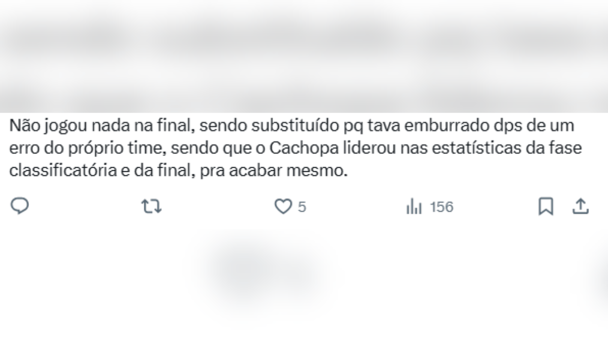 Internautas reagem a ausência de Cachopa como melhor levantador da seleção ideal da VNL 2025 (Arte: Eliza Bez Batti, NSC Total)