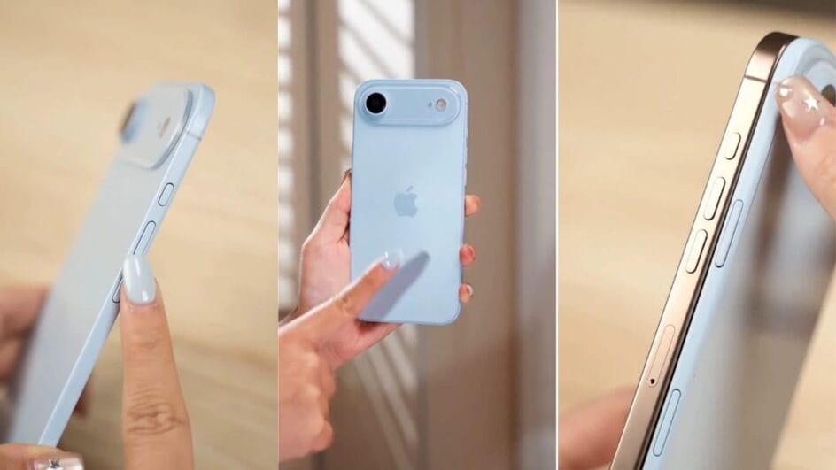 Vazam imagens do iPhone 17 Air