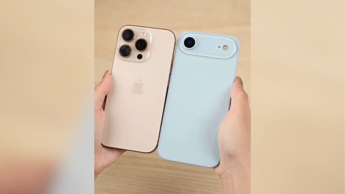 Vazam imagens do iPhone 17 Air 
