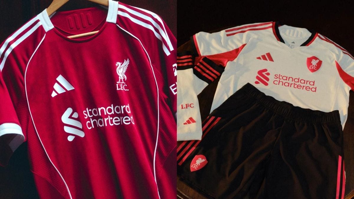 Novas camisas do Liverpool (Foto: divulgação LFC)