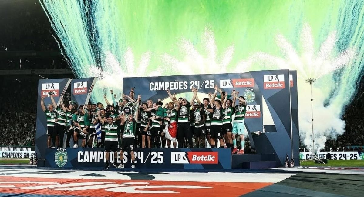 Sporting é o atual bicampeão do Campeonato Português (Foto: divulgação Sporting)