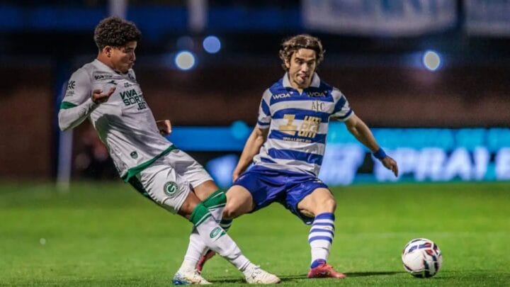 Avaí venceu o Goiás por 2 x 1 na Ressacada, pela 25ª rodada da Série B (Foto: Fabiano Rateke, AFC)