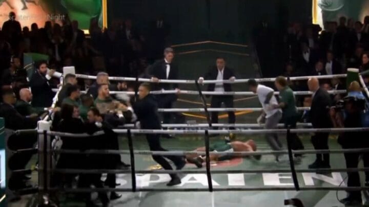 Briga generalizada no Spaten Fight Night